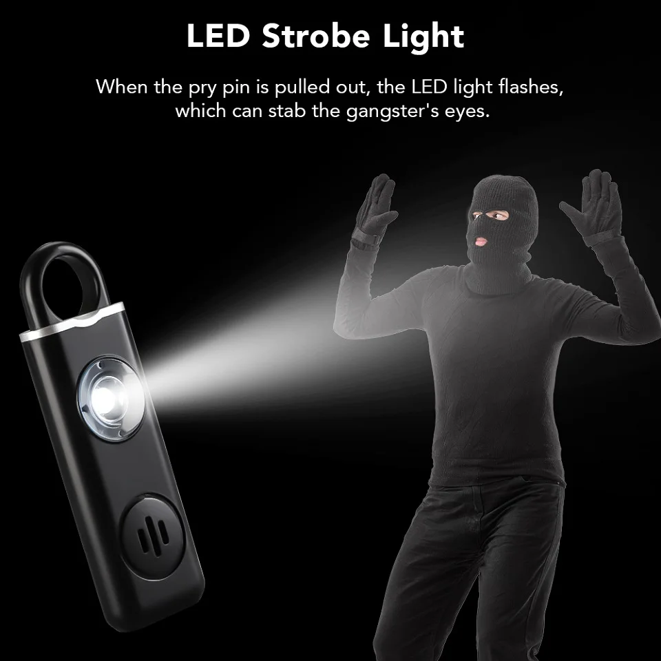 130dB Self Defense Alarm Carry - đánh giá và giá Personal Alarm Keychain