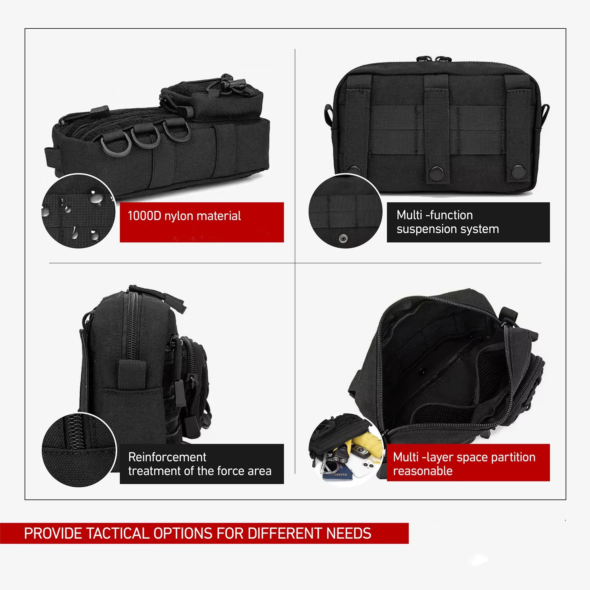New Molle Waist Bag Tactical M - đánh giá và giá First Aid Bag Kit